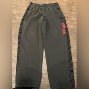 Nike men’s Black Sweatpants with Red Ohio State Logo